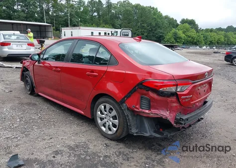 2020 Toyota Corolla Le from USA, damaged, VIN 5YFEPRAE1LP080855